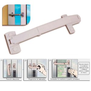 Retenedor de seguridad para puertas y ventanas de corredera